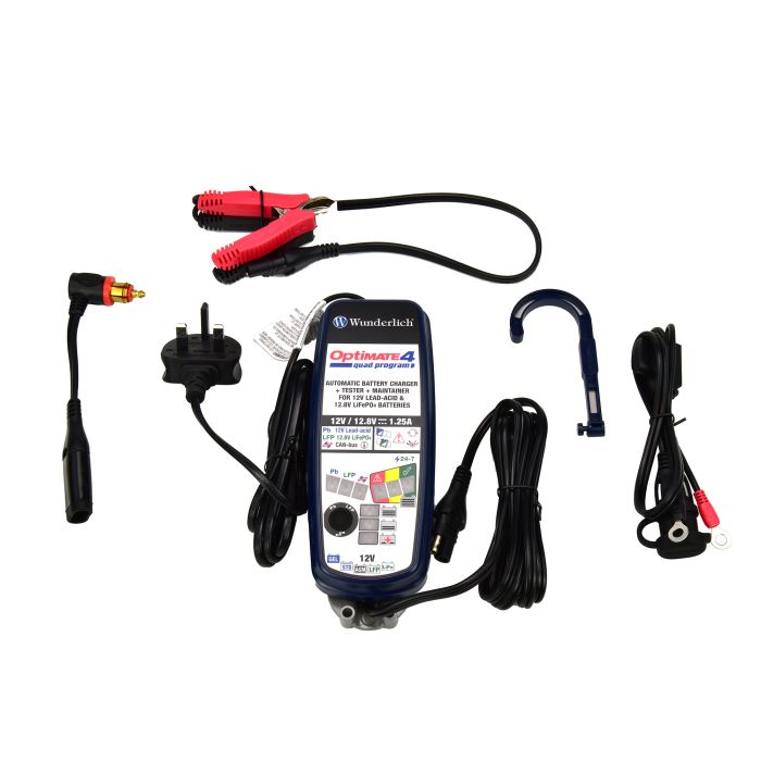 OptiMate 3 (EN) - The most trusted motorcycle battery saving charger. 